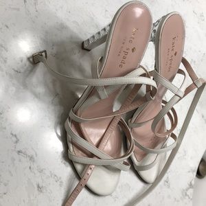 Kate Spade White High Heel Bridal Shoes